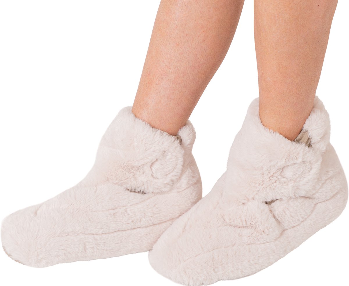Chillaxy - Magnetron sloffen Deluxe - Pantoffels - Warme voeten - Verwarmde sloffen - Verwarmde sokken - Maat 36 t/m 42 - Lavendel