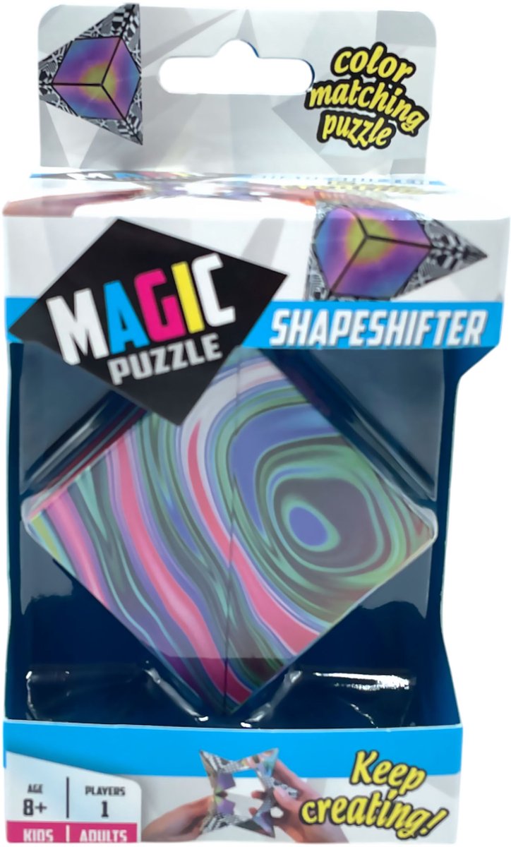 Magic Puzzle Vedes shapeshifter kubus speelgoed creatief.