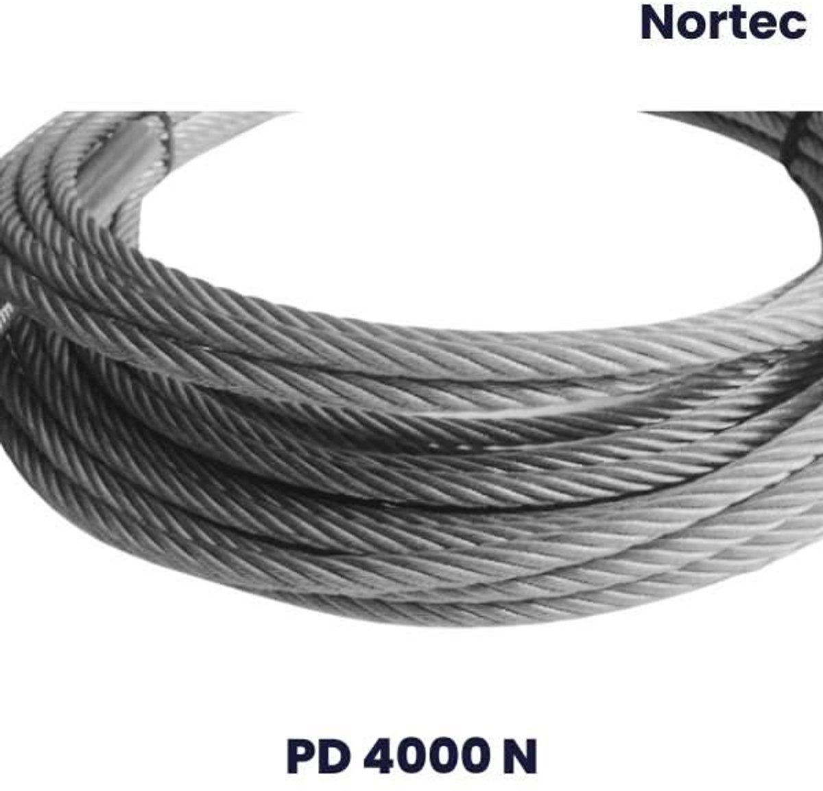 Stalen Kabel voor Nortec PD 4000N - Universeel Vervangend - Verzinkt - Certificaat - Veilig en Duurzaam