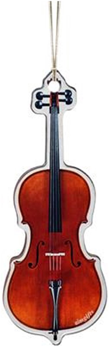 Music Gifts - Kerstversiering Cello Acryl - Perfect voor muziekliefhebbers
