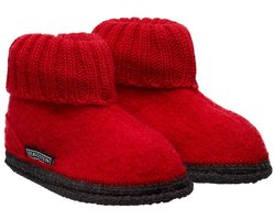 Bergstein Cozy sloffen voor dames, heren en kinderen - rood