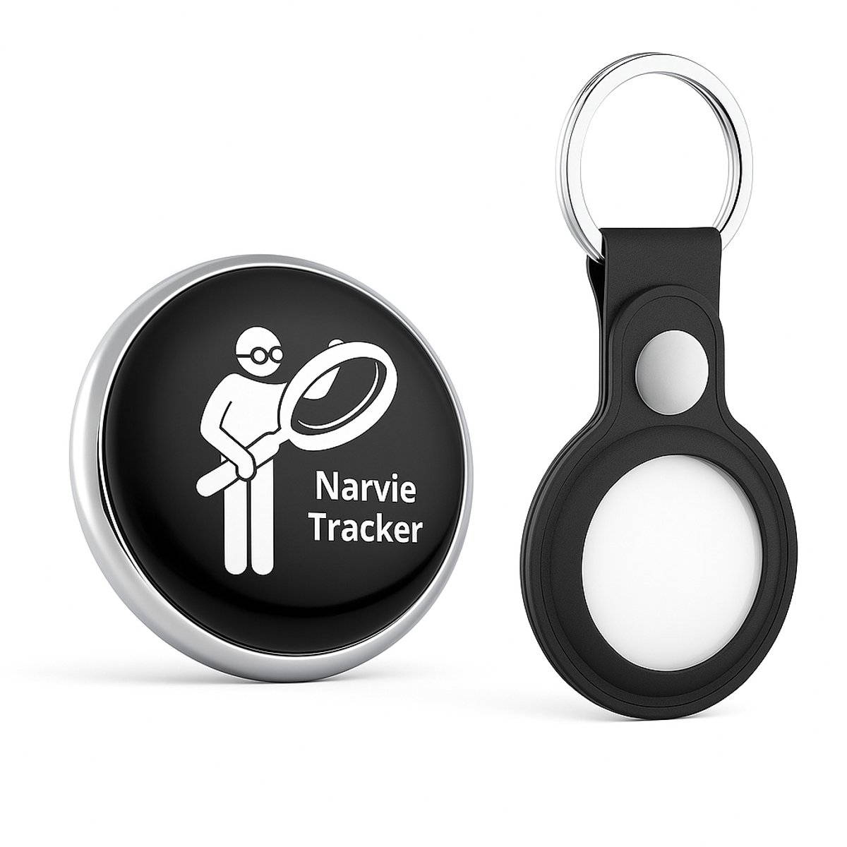 NARVIE - Mini GPS Tracker - huisdieren hoes - satelliet live locatie meekijken - Geschikt voor Android / Iphone - incl. gratis app - Sleutels Key Finder Sleutel tracker