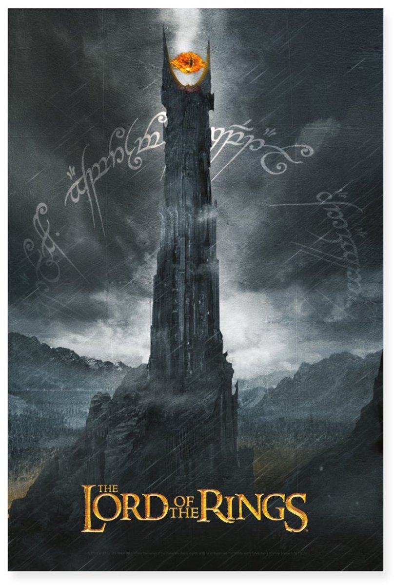 The Lord Of The Rings De Duistere Toren Van Sauron Poster 40x60 cm