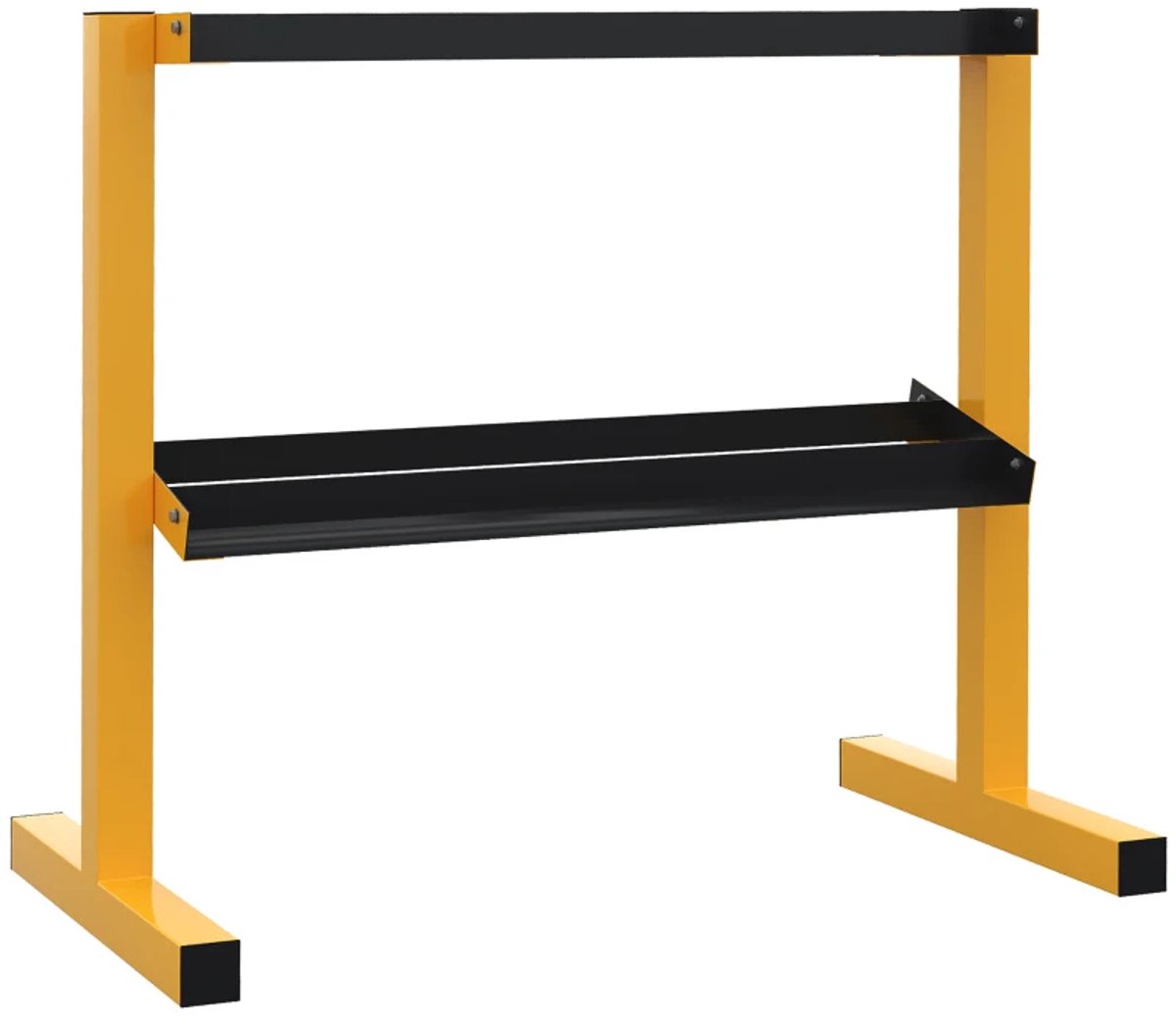Halterrek voor Dumbbells - 2 Niveaus - Halter Rek- tot 270 kg - Stalen Halteropslag - Halterstandaard - Fitness - Workout - Bodybuilding - Krachttraining