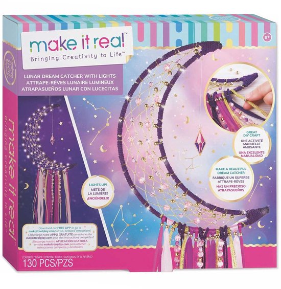 Make it Real Maan Dromenvanger met lichtjes maken