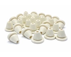 Kozijnbuffer – Stootdoppen 1,5 mm – Wit – Deurbuffer voor Klapdeuren - o.a geschikt voor Berkvens kozijnen – 20 stuks - GREENVIDA