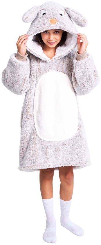 Noxxiez Knuffel Hoodie Medium Trui Konijn , Kinderen tot 160cm.