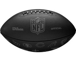 Wilson - NFL - American Football - 32 Team Logo - Zwart - Incl. oppomp naaldnippel - Officiële Maat