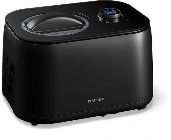 Klarstein FrostFusion ijsmachine met compressor - 1 liter roestvrij staal, 3-in-1 voor ijs, slush en yoghurt, touch- en knopbediening, LED-display, timer - voor Bar - Snel RVS - RVS - Ice Maker - Ice Cube Maker - IJsmaker