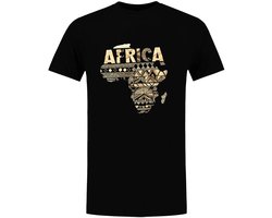 Africa Heren T-shirt - Continent - Wereld - Landen - shirt