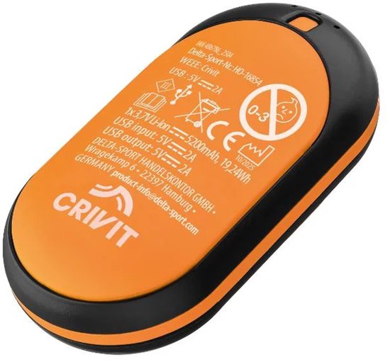 COTOP Chauffe-Mains USB Rechargeable, 6000mAh Portable Chauffe-Mains de Poche, C