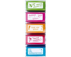 COLOP NIO School Motivatiestempelset – Set 1 – Voor Leerkrachten