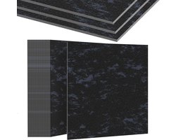 Froadp 27 stuks PVC-vloerbedekking zelfklevend 2,51 m² vinyl vloertegels zelfklevende tegels 30 x 30 cm vinyl vloerbedekking laminaat waterdicht antislip PVC-tegels tegellook marineblauw