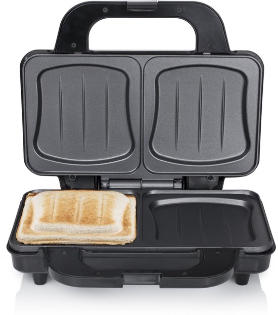 Tristar SA-3060 - Tosti apparaat 900W - Voor 2 tosti's met schelpvorm - Anti aanbaklaag