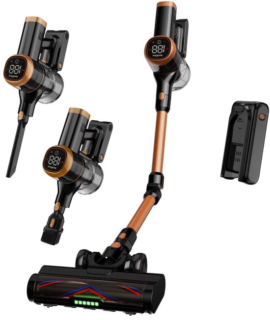 BambiClean Cubby Draadloze Stofzuiger met Lichtdetectie - BambiClean - €139,00