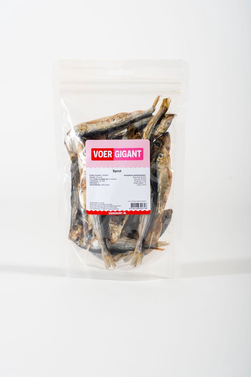 Voergigant - Sprot - Vis - 100 g