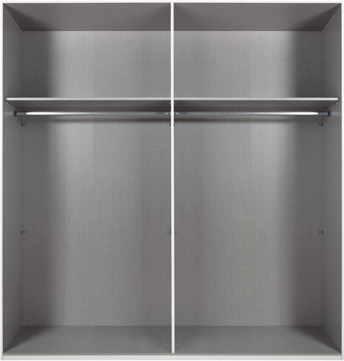 Kledingkast Bakel - Spaanplaat - Zwart - 200x216x65 cm (BxHxD) - Schuifdeuren - Deur met 3D verticale houtlook lamellen