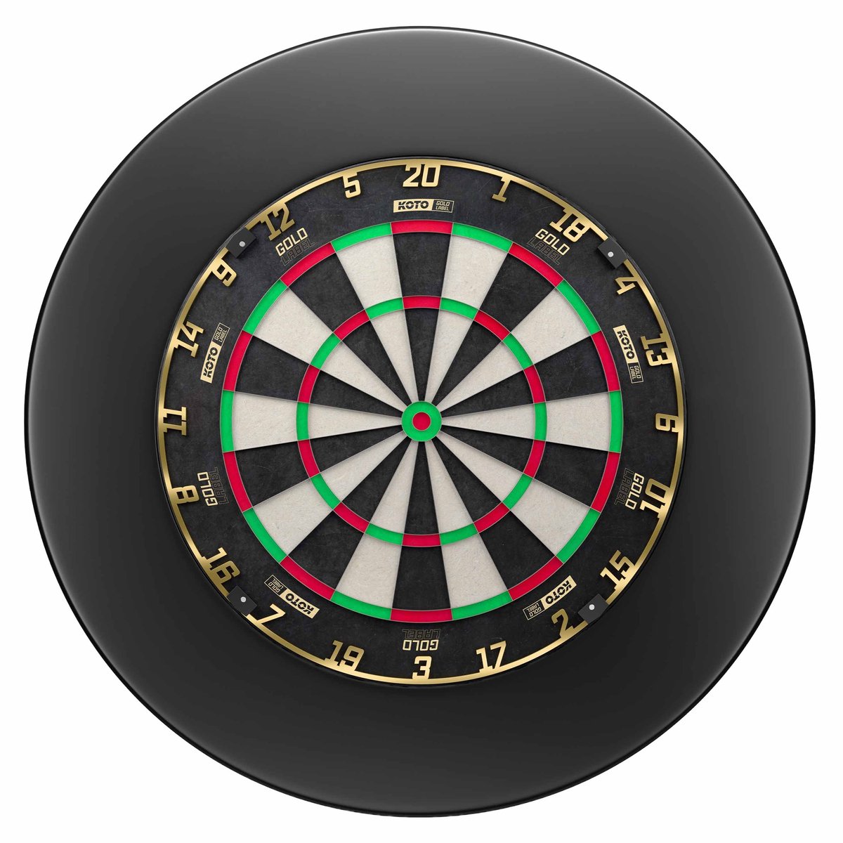 KOTO Gold Label + PU Surround - Dartset Zwart