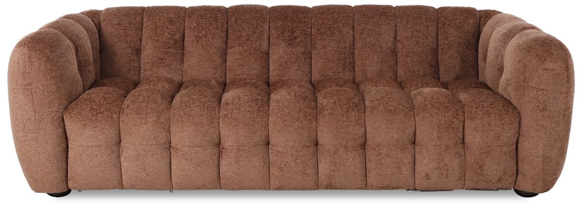 DÉJA Living 3-zits Bank Cillán - Cognac Stof - 250x104x77cm