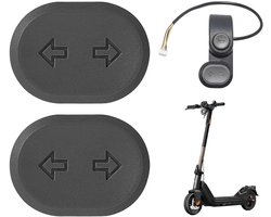 Twee sets richtingaanwijzerknoppen Geschikt voor Ninebot F2/F2 Plus/F2 Pro/E2 Pro/Max G2 scooters, reserveknop, scooteraccessoires