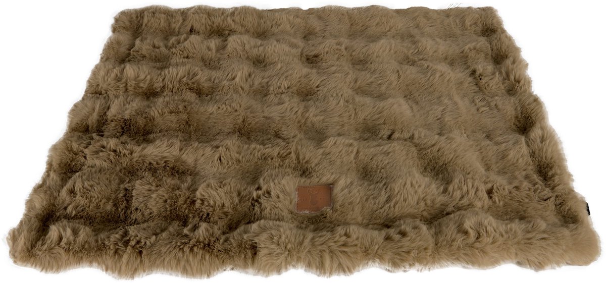 Boony est ‘1941’ Blanket - Zeer Zacht Imitatie Bont - Dierendeken - Hondendeken - Kattendeken - Kleur: Stag Brown - 120x75 cm