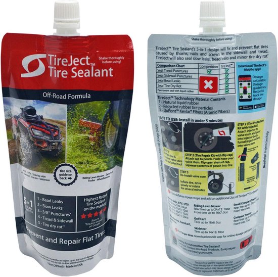 Afdichtingsset voor Off-Road Banden - 5-in-1 Oplossing voor Platte Banden (250 ml) — afbeelding 5