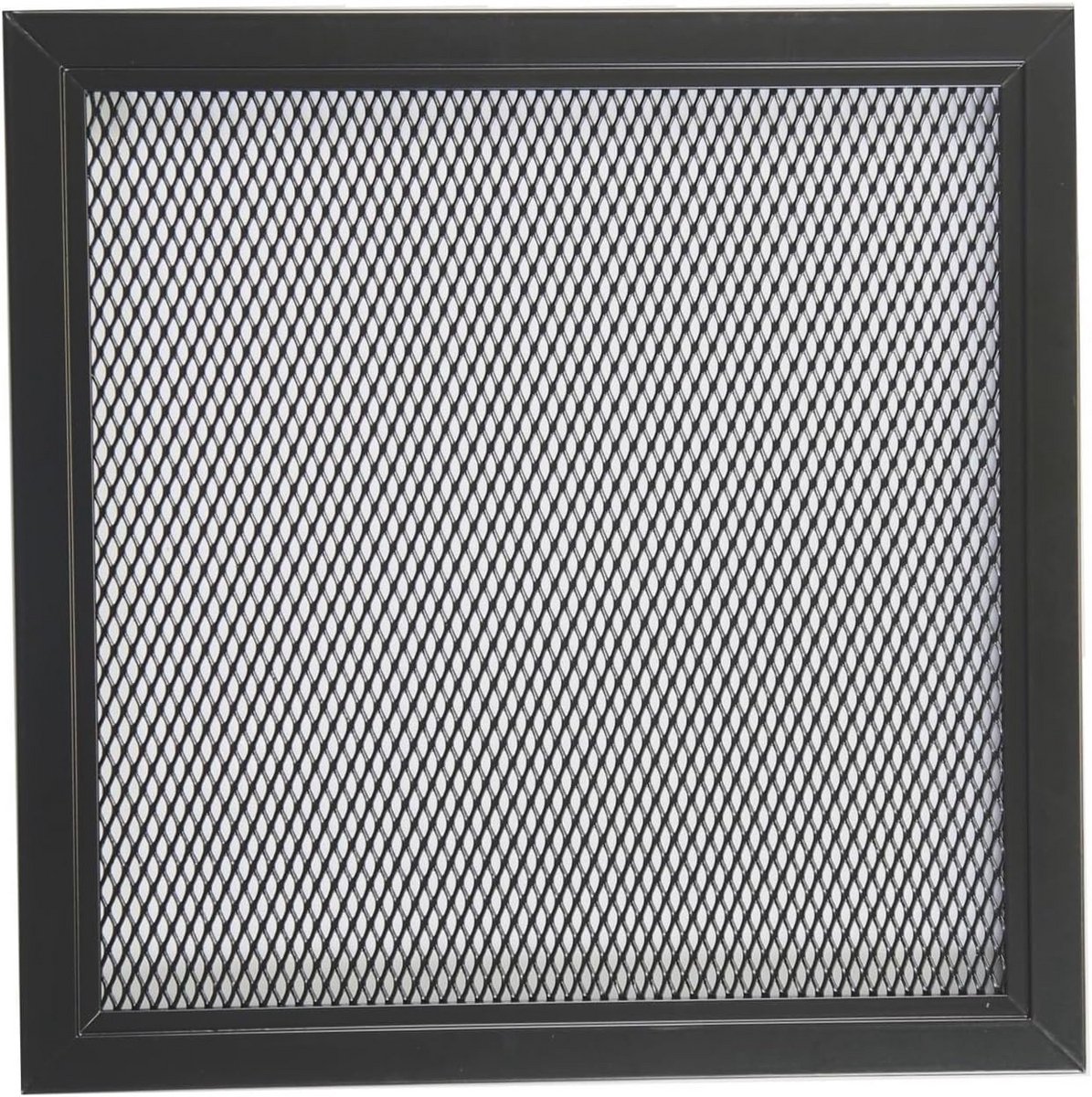 Geperforeerd Aluminium Ventilatierooster 30x30 cm - Zwart voor Binnen en Buiten