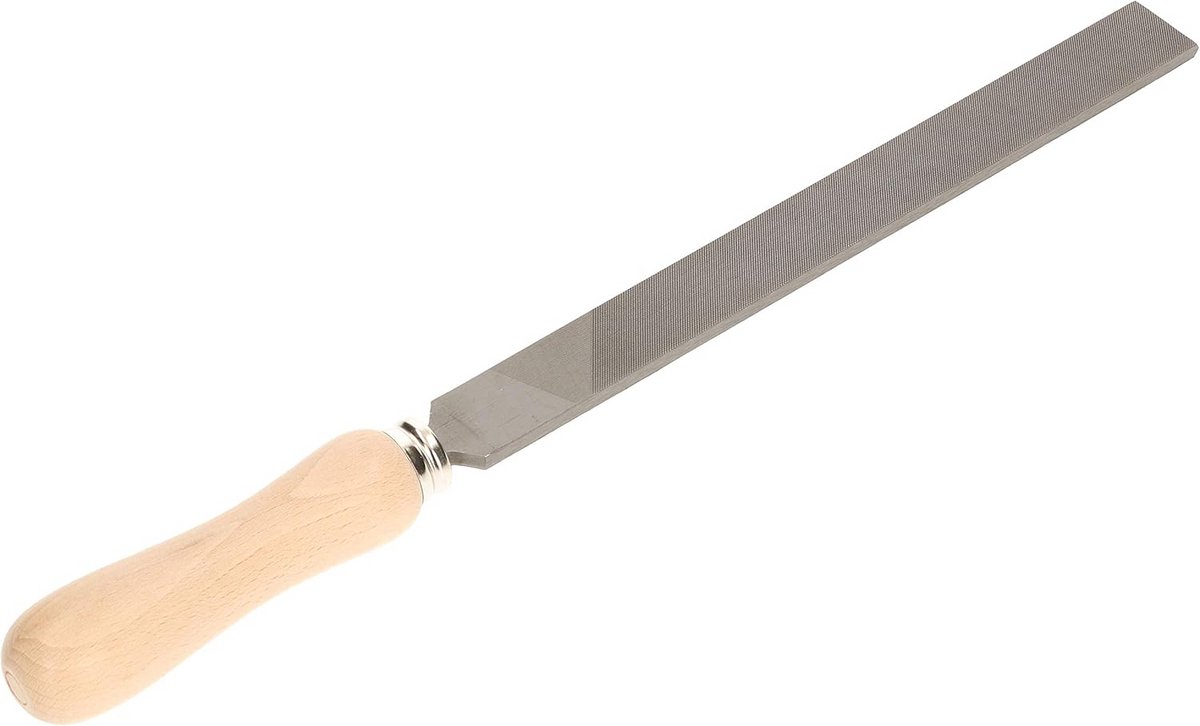 Professionele Werkplaatsvijl Plat 250 mm - Fijne Handvijl voor Metaalbewerking