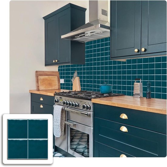 OZAIA Tapijt van vinyl met mozaïekeffect - 120 x 180 - Zwart en wit - SPLITA L 180 cm