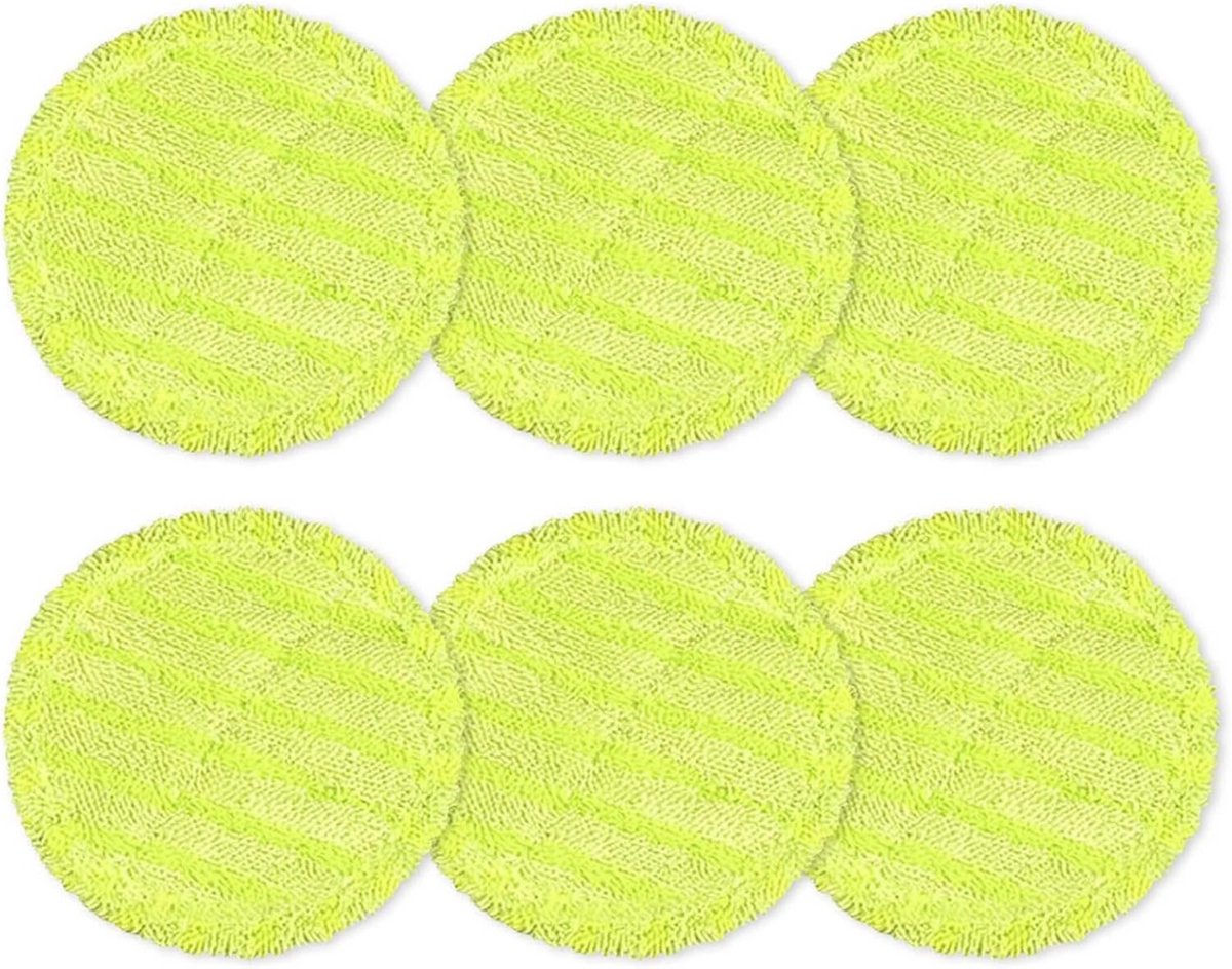 6x Dweilsponzen Microvezel Dweilkoppen voor Zwevende Dweil, 16cm Absorbend