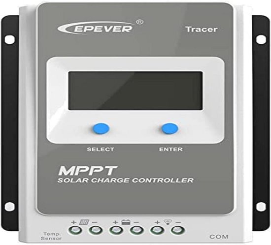 MPPT Laadregelaar 10A met LCD Display - 12V/24V voor Campers en Huishoudens