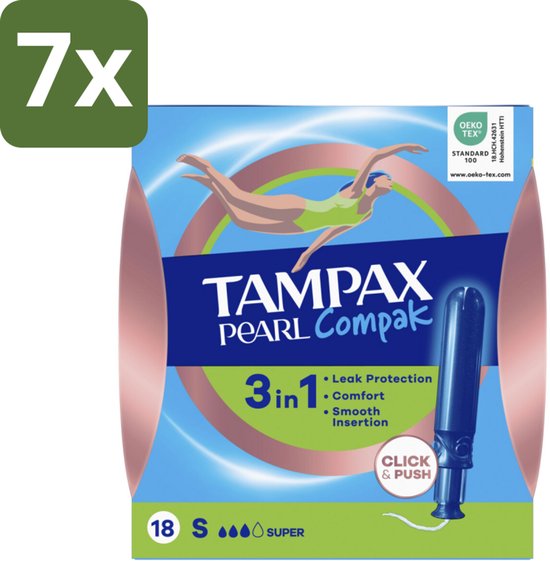 Tampax Pearl Super 18 stuks