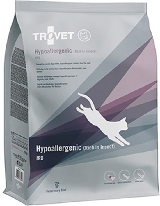Trovet Insect TROVET Hypoallergenic IRD (Insect) Kat - 2 x 2,5 kg | bol