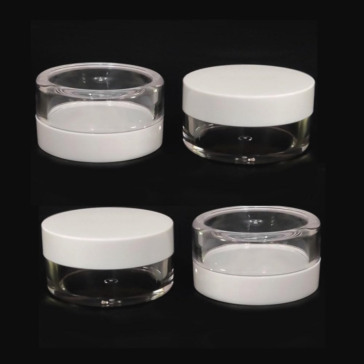 Cosmeticapotjes 10 ml - Transparante Lege Container voor Reis en Opslag - 50 Stuks