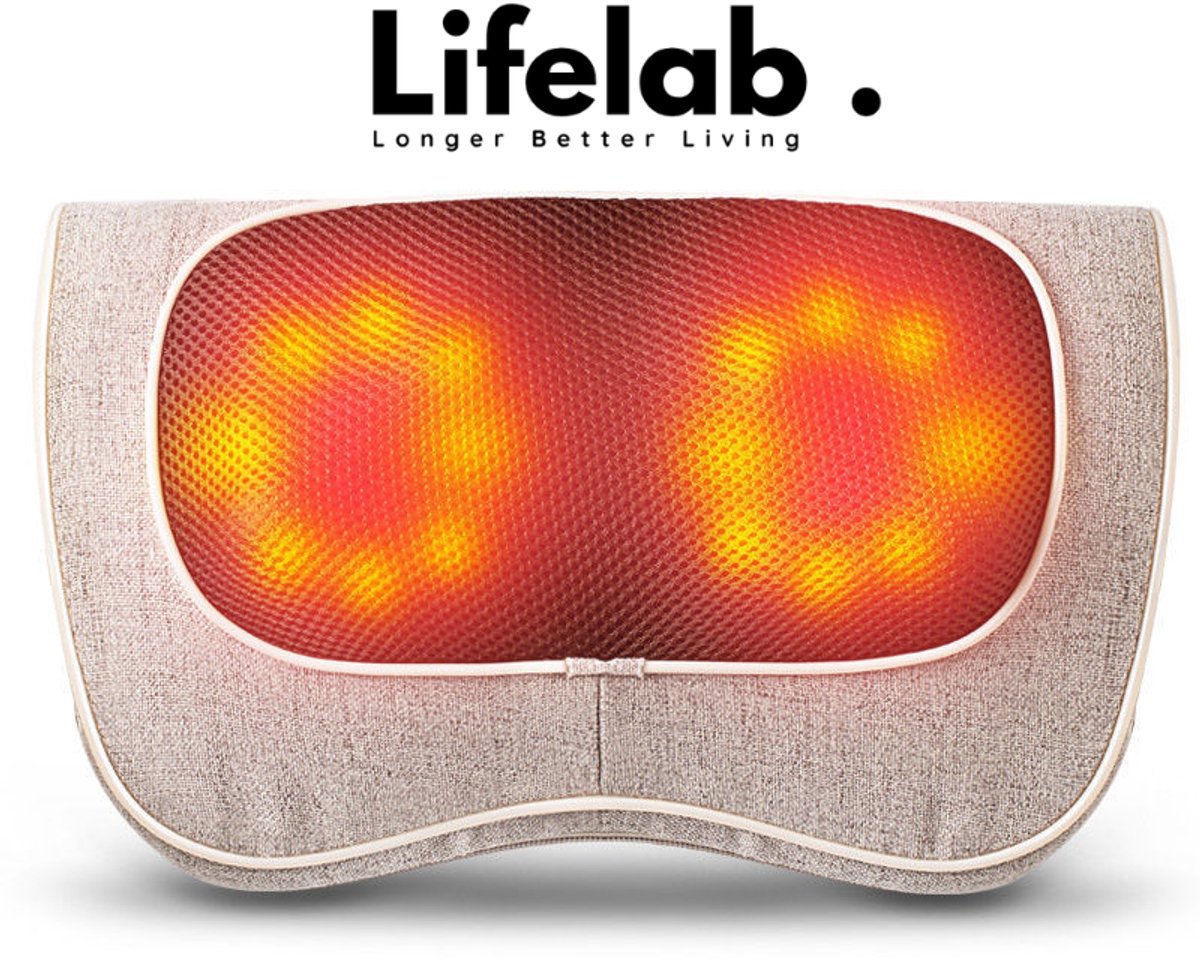 LifeLab Shiatsu Massagekussen met Warmtefunctie - afbeelding 2