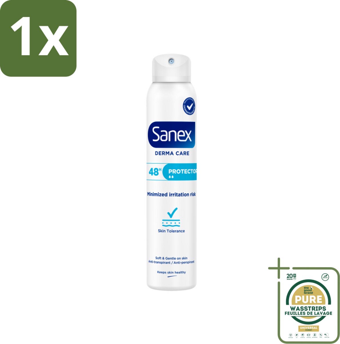 1 x Sanex – Deodorant Spray – Dermo Protector – 200 ml- Koffiezetapparaat