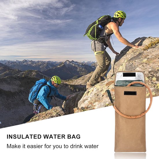 Geïsoleerde Drinkzak Rugzak voor Sport en Avontuur - 2,5L tot 3L Waterbellen — afbeelding 4