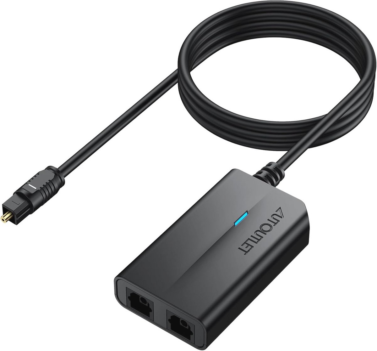 2-weg SPDIF Toslink optische digitale audio splitter