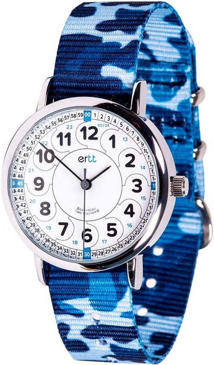 Kinderhorloge met Leerfunctie voor Jongens en Meisjes - Analoge Tijd Leren
