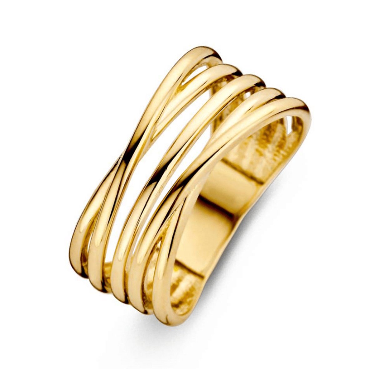 14 karaats gouden ring fantasie