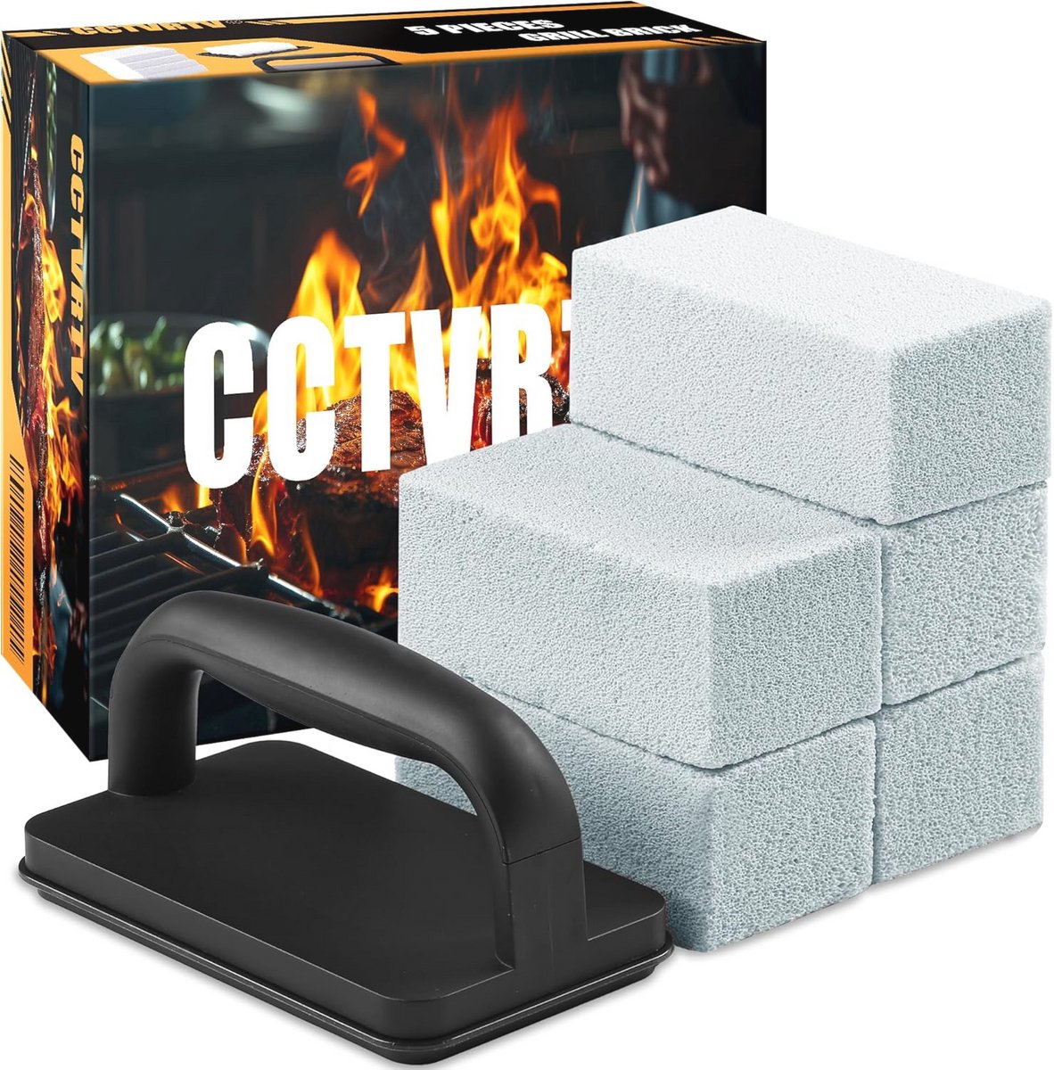 Heavy Duty Grillreiniger voor BBQ en Zwembad - 5 Stuks
