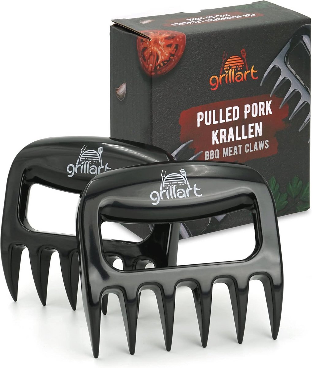 Pulled Pork Klauwen Set van 2 - Hittebestendige en Duurzame Vleesklauwen