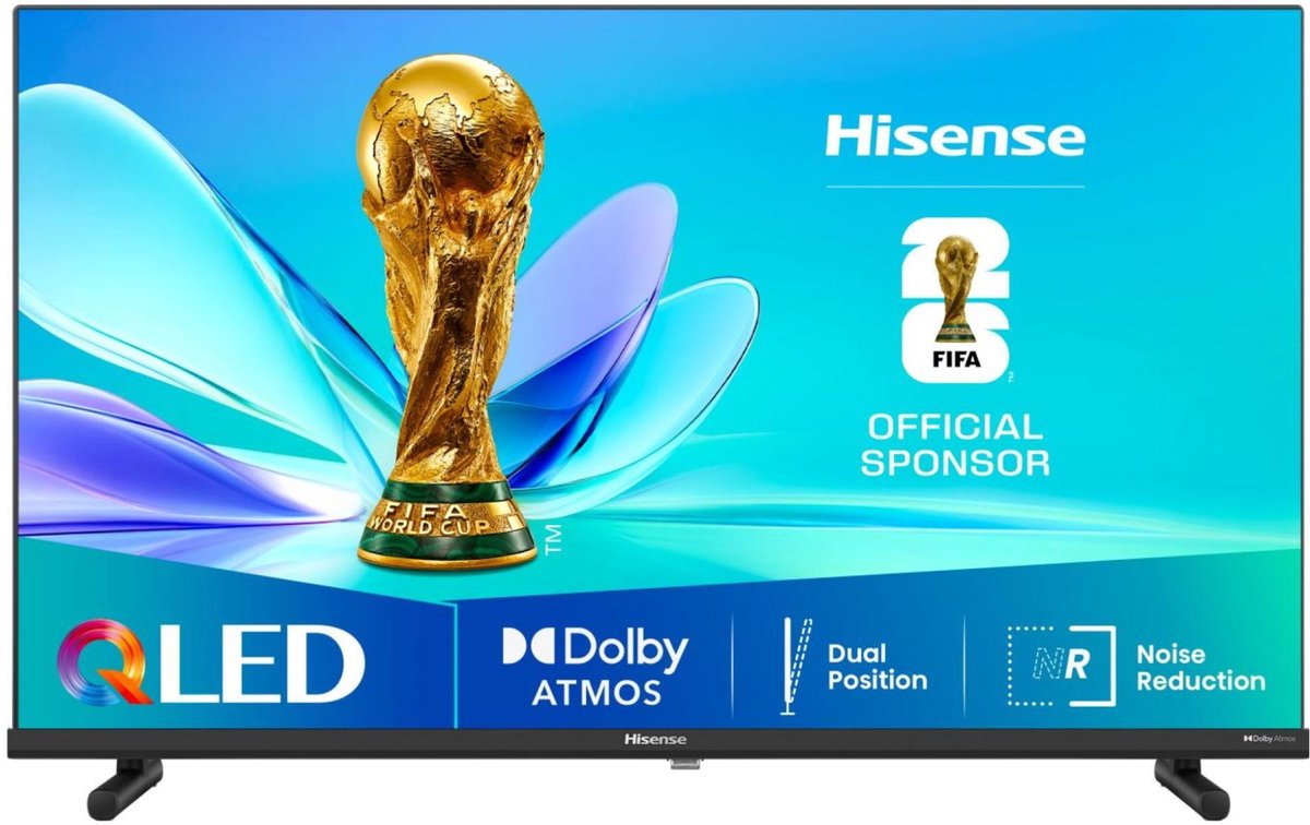 Hisense 32A59Q - Televisie - 32 Inch - Smart TV - Full HD - QLED - Dolby Atmos - VIDAA Smart OS - Zwart