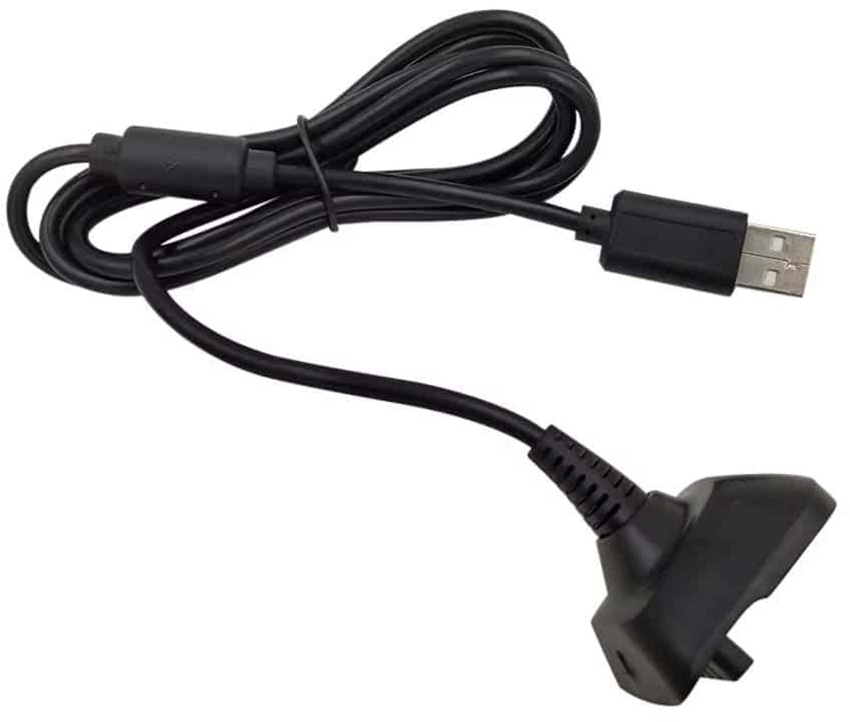 Oplaadkabel Xbox 360 1.5m zwart
