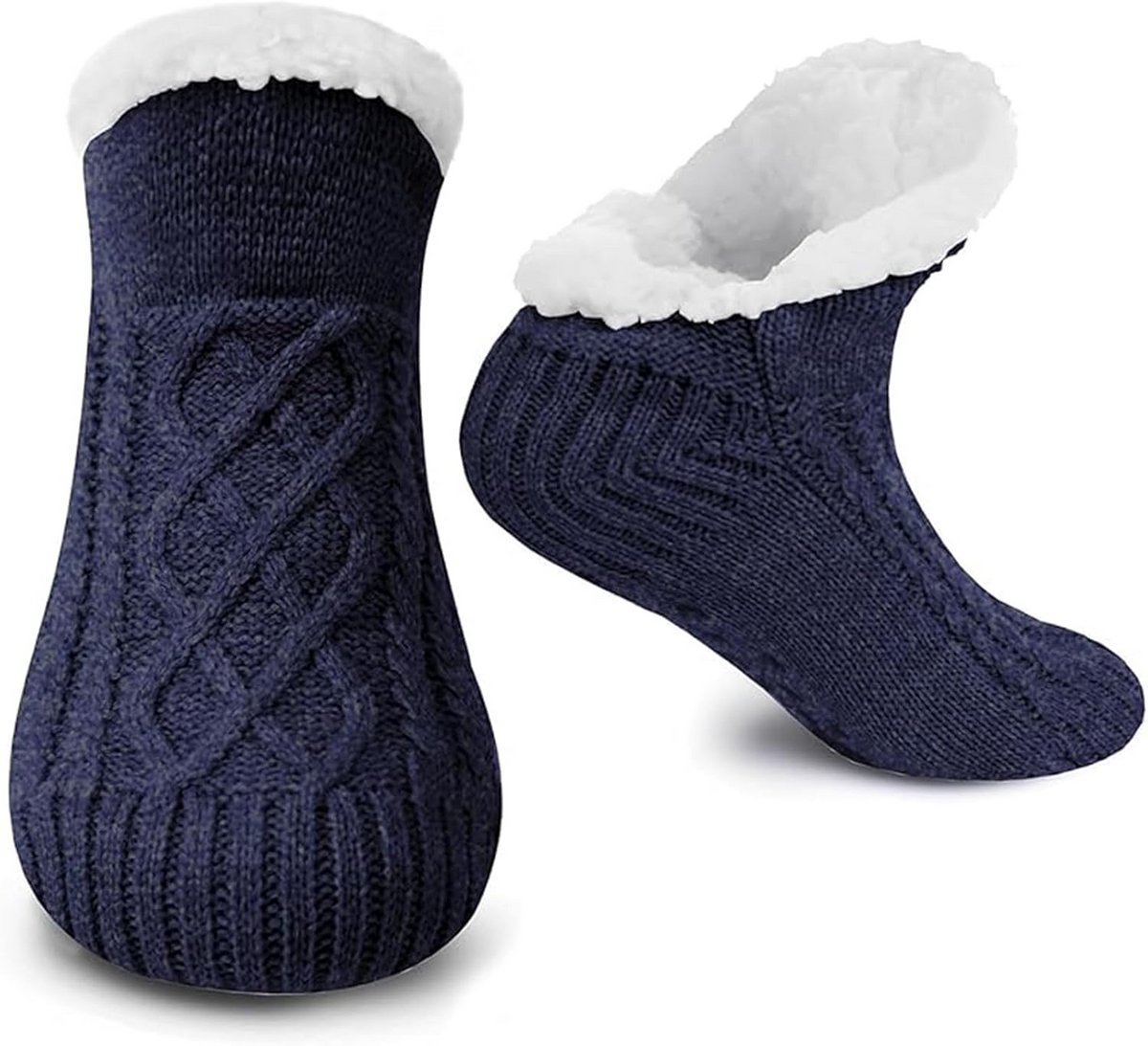 Non-slip winter slippersocks voor mannen en vrouwen, warme pluche sokken, perfect cadeau