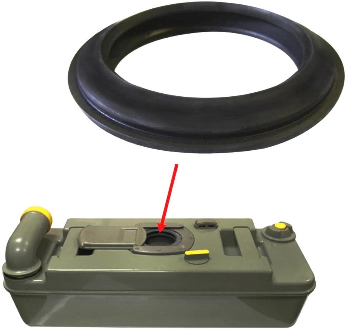 Compatibele Schuifafdichting voor Cassette Lip Seal Toiletten C200 C250 C400 C500 C2 C3 C4 Caravan en Camper