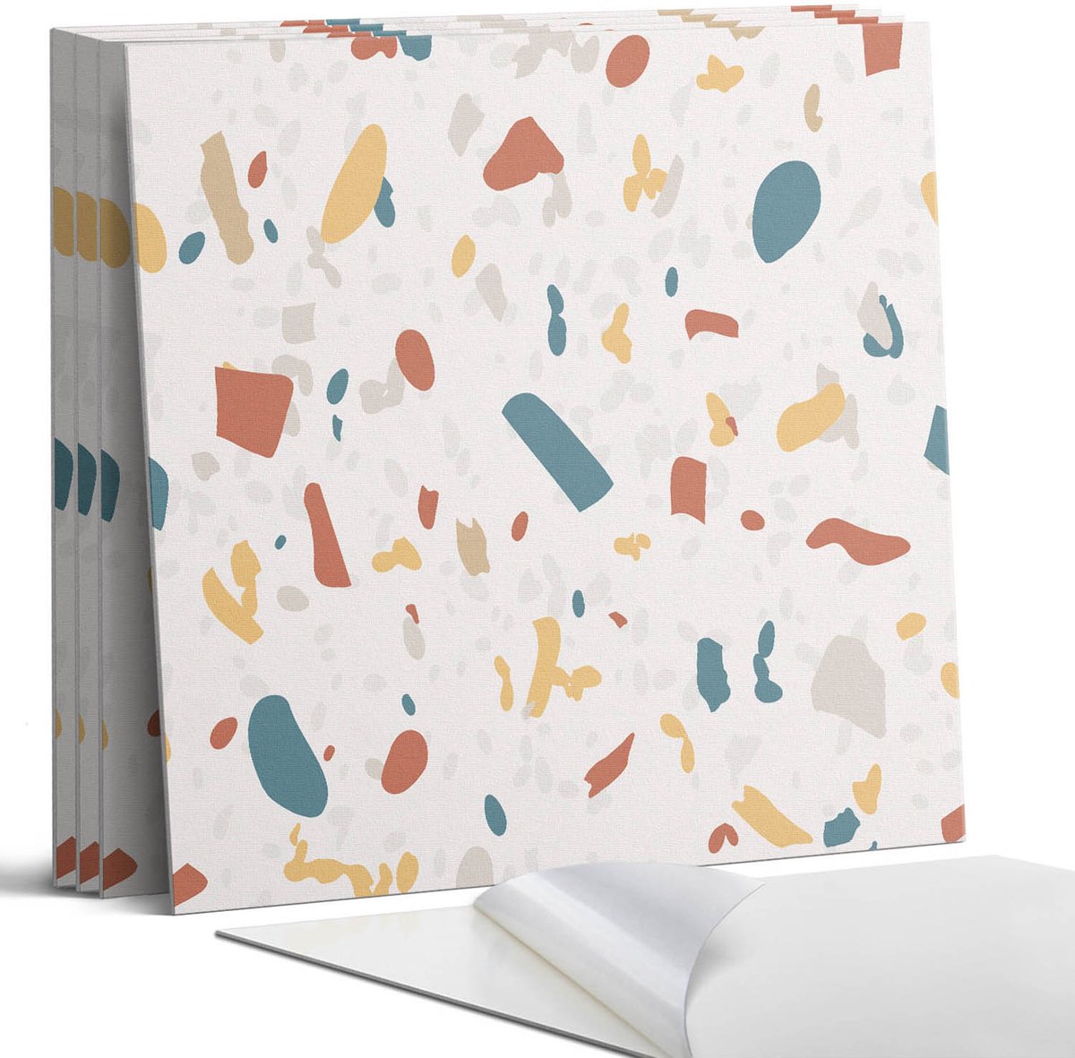 Coloray Wandpanelen Zelfklevend - Abstract patroon met vormen Zelfklevende Wandpanelen - 5