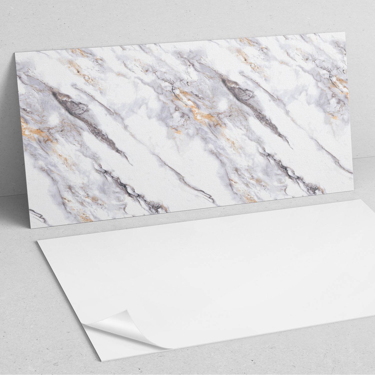 Coloray Wandpanelen Zelfklevend - Elegant marmerpatroon PVC Wandpaneel - 100 cm x 50 cm - 