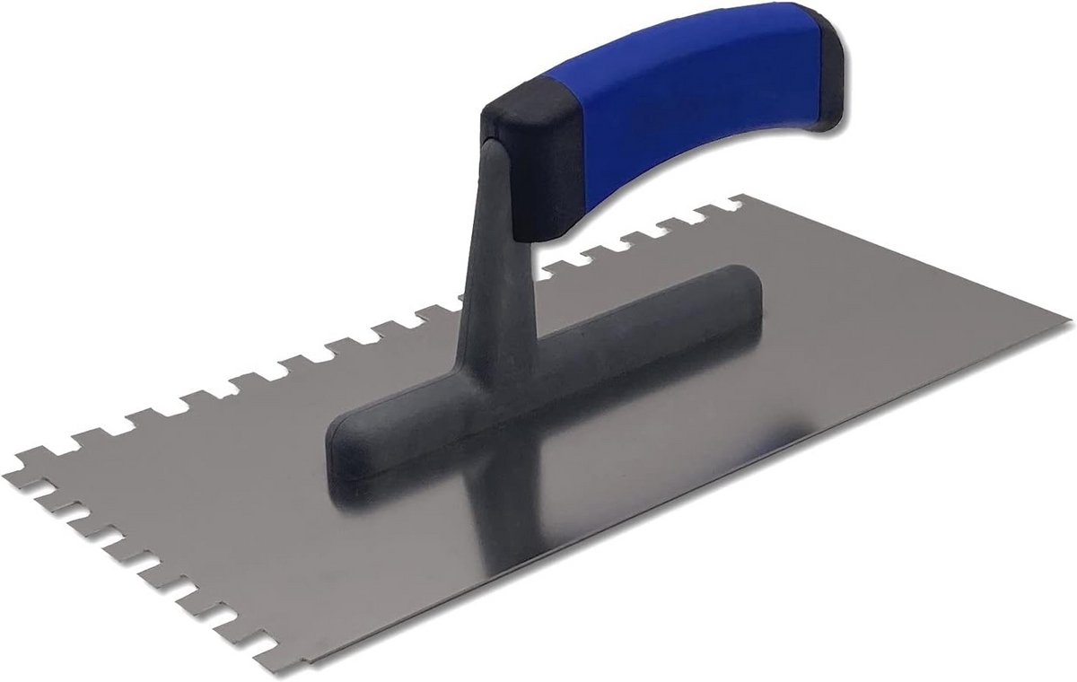 Tooth Trowel - Smoothing Trowel with 8x8mm Teeth - Professional Tile Laying Tool