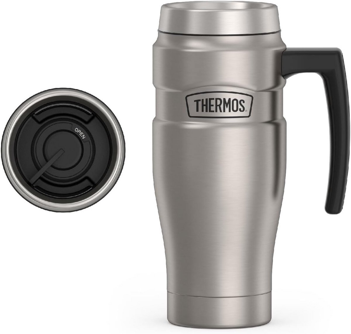 Thermos 16 Ounce Reistumbler van Roestvrij Staal